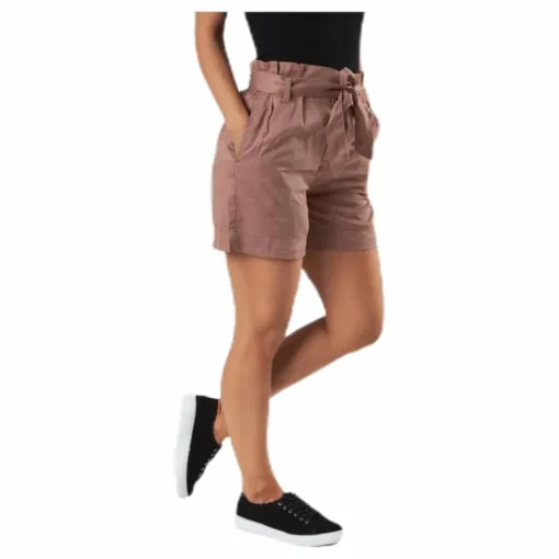 Kira Belt Shorts Brown