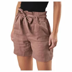 Kira Belt Shorts Brown