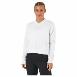 Knit Golf Bomber Jacket White