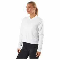 Knit Golf Bomber Jacket White