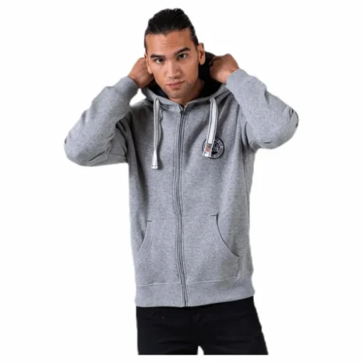 Krew Sweatshirt Full Zip Grey