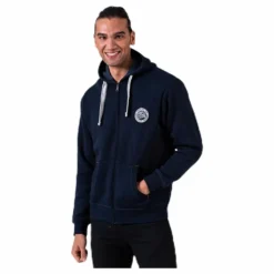 Krew Sweatshirt Full Zip Blue