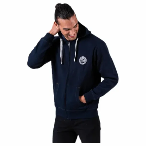 Krew Sweatshirt Full Zip Blue