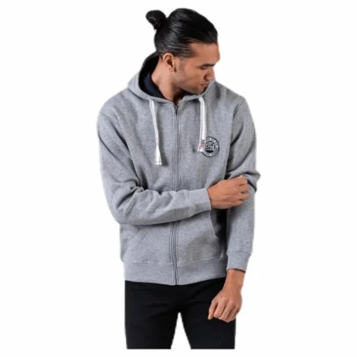 Krew Sweatshirt Full Zip Grey