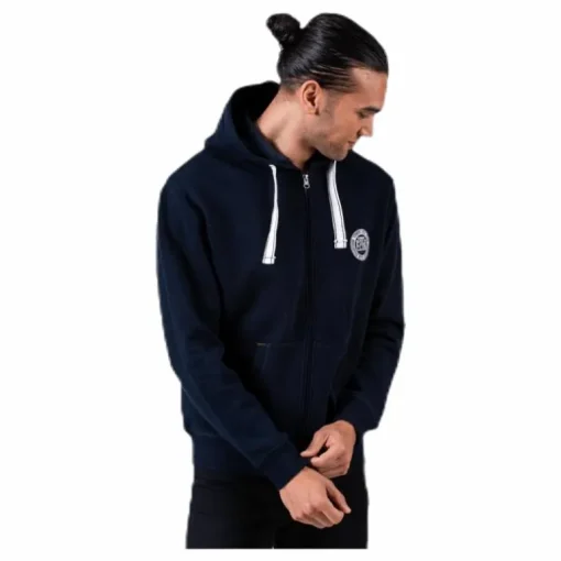 Krew Sweatshirt Full Zip Blue