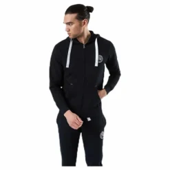 Krew Sweatshirt Full Zip Black