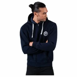 Krew Sweatshirt Full Zip Blue