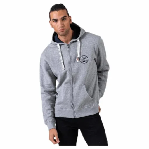 Krew Sweatshirt Full Zip Grey