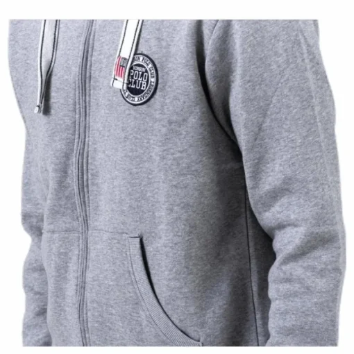 Krew Sweatshirt Full Zip Grey