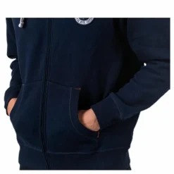 Krew Sweatshirt Full Zip Blue