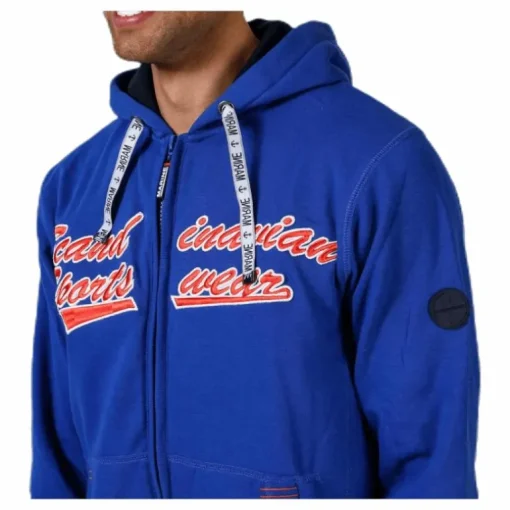 La Rochelle Zip Hood Blue