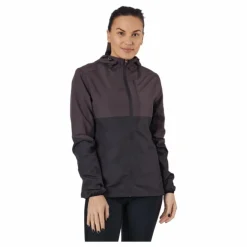 Lassie W Running Jacket With H Black Bean