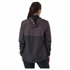 Lassie W Running Jacket With H Black Bean