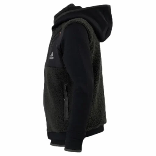 Legend Winter Fleece Full Zip Junior Black/Green
