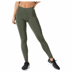 Legging Full Length With Tape Green