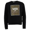 Leopard Box Crew Junior Black
