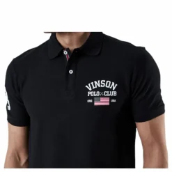 Leslie Pique Shirt Black