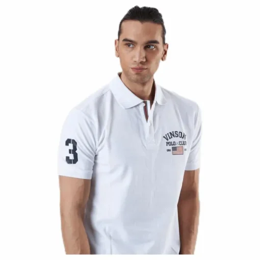 Leslie Pique Shirt White