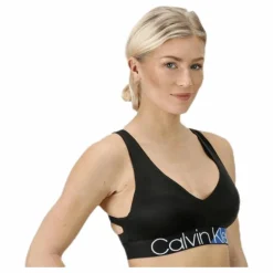 Light Lined Bralette Black
