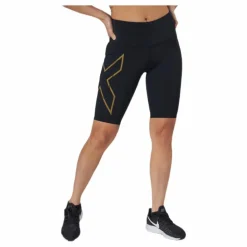 Light Speed Mid-Rise Compression Black/Gold
