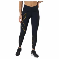 Light Speed Mid-Rise Compression Black/Gold
