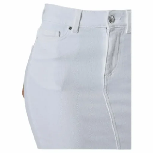 Lili Mw Denim Skirt White