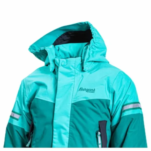 Lilletind Insulated Kids Jacket Green/Grey