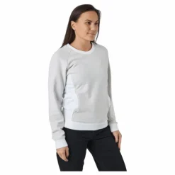 Linear Logo Sleeve Crew White Sand