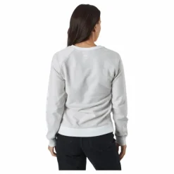 Linear Logo Sleeve Crew White Sand