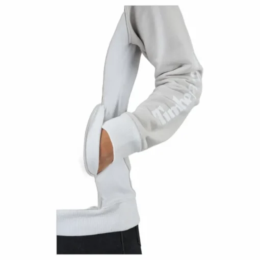 Linear Logo Sleeve Crew White Sand