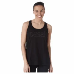 Logo Relaxed Tank Black