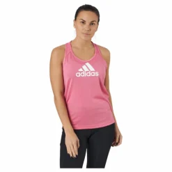 Logo Sport Tank Top Rose Tone / White