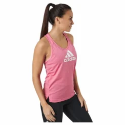 Logo Sport Tank Top Rose Tone / White