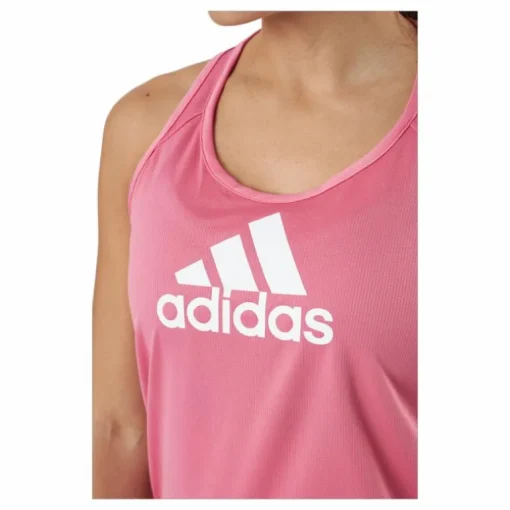 Logo Sport Tank Top Rose Tone / White
