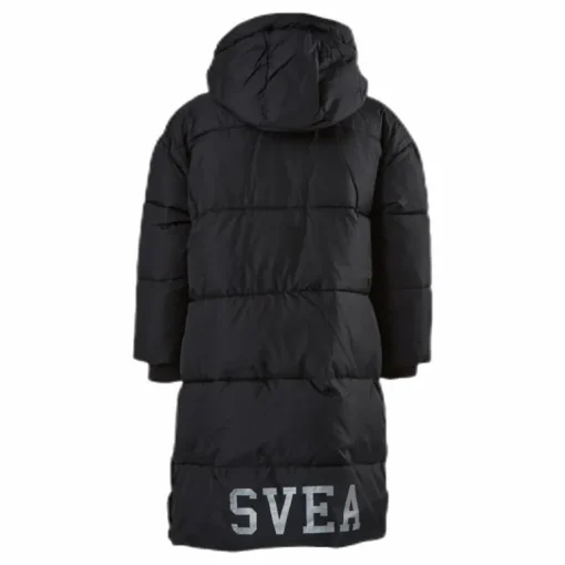 Long Puffer Coat Junior Black