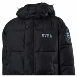 Long Puffer Coat Junior Black