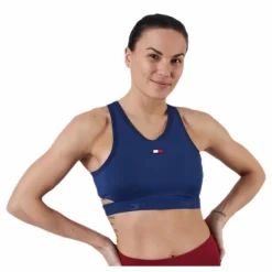 Low Support Removable Pads Bra Blue