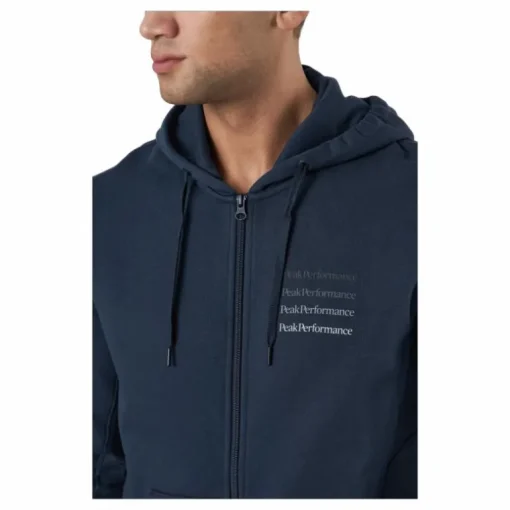 M Ground Zip Hood Blue Shadow