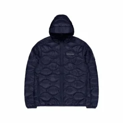 M Helium Down Hood Jacket Blue Shadow