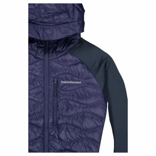 M Helium Down Hybrid Hood Blue Shadow