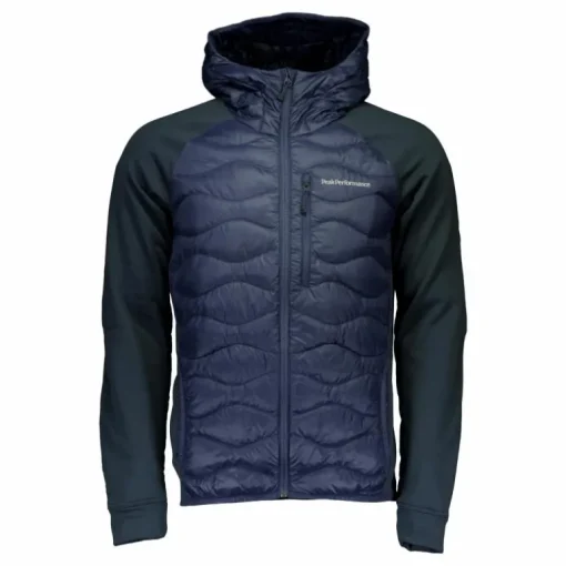 M Helium Down Hybrid Hood Blue Shadow