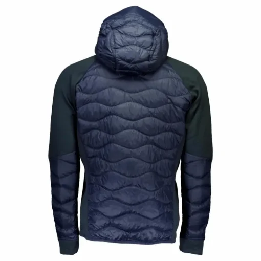 M Helium Down Hybrid Hood Blue Shadow
