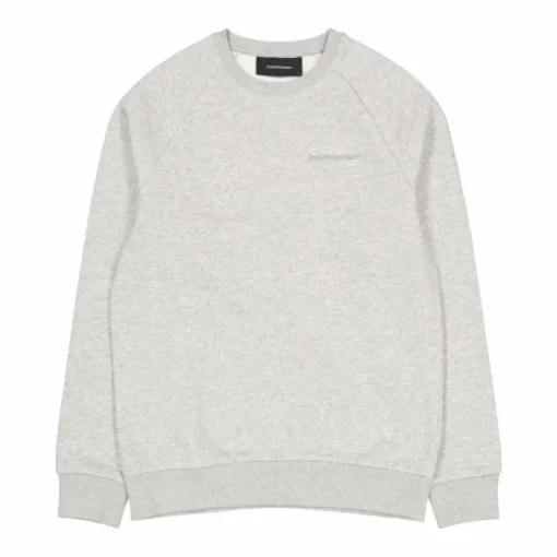 M Original Small Logo Crew Med Grey Melange
