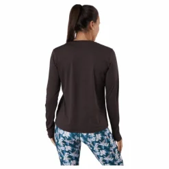 Maje W Melange L-s Tee Black Bean