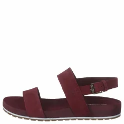 Malibu Waves 2 Band Sandal Burgundy