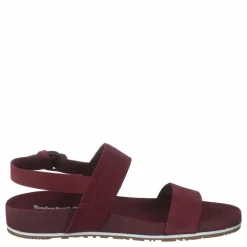 Malibu Waves 2 Band Sandal Burgundy