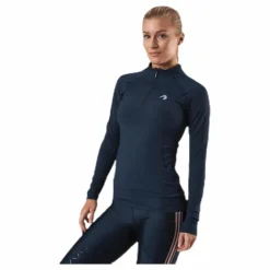 Malou Long Sleeve Tech Top Blue