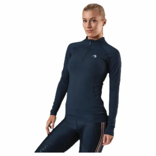 Malou Long Sleeve Tech Top Blue