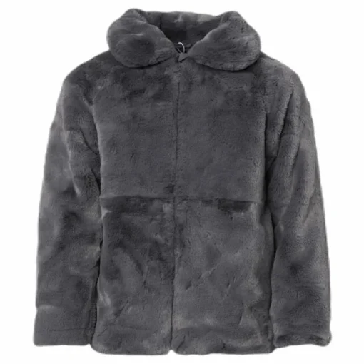 Mamy Faux Fur Jacket Purple
