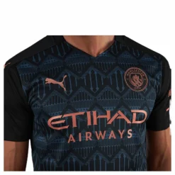 Manchester City FC Away Shirt Replica Blue/Black